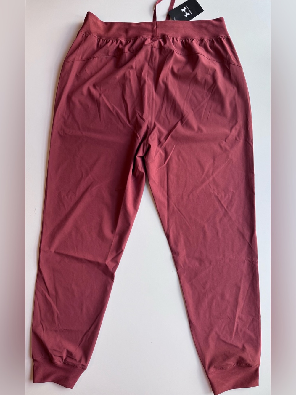 Under Armour UA Rival High Rise Woven Jogger Pants Women’s Large Mauve NWT - Picture 7 of 7